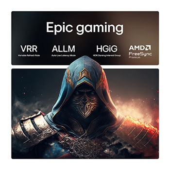 Parrot on a tree branch in vivid color. The title talks about how LG Al Picture Pro made impressive visual enhancements to the scene's resolution, brightness, depth, and clarity.