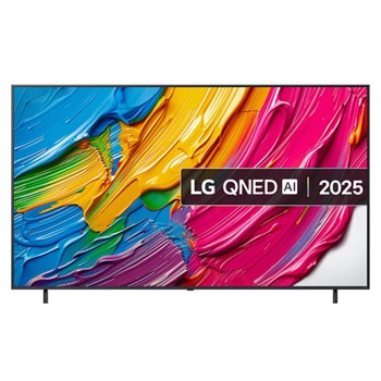 Front view of 86 inch LG QNED AI QNED8E 4K Smart TV 2025 86QNED8EA6B