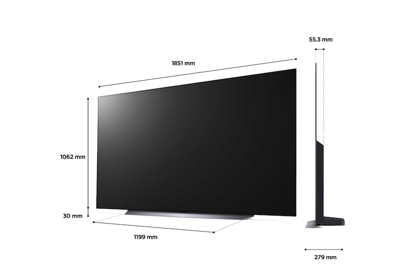 LG OLED evo C2 83 inch TV 2022, OLED83C24LA