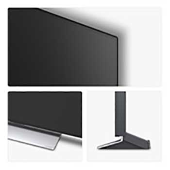 Rear view of LG OLED evo AI G5 4K Smart TV.
