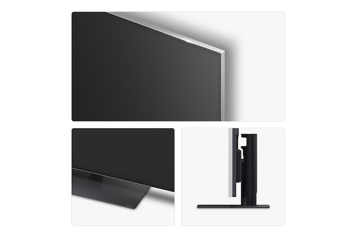 Rear view of LG OLED evo AI G5 4K Smart TV.