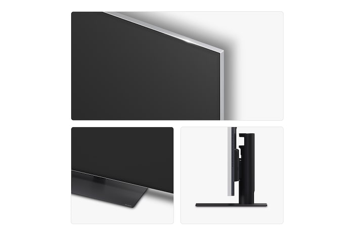 Rear view of LG OLED evo AI G5 4K Smart TV.