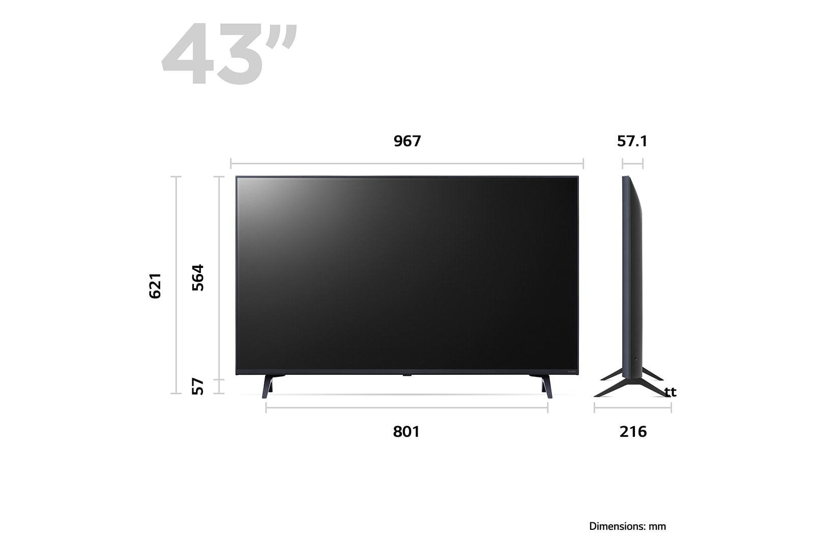 Dimensions view