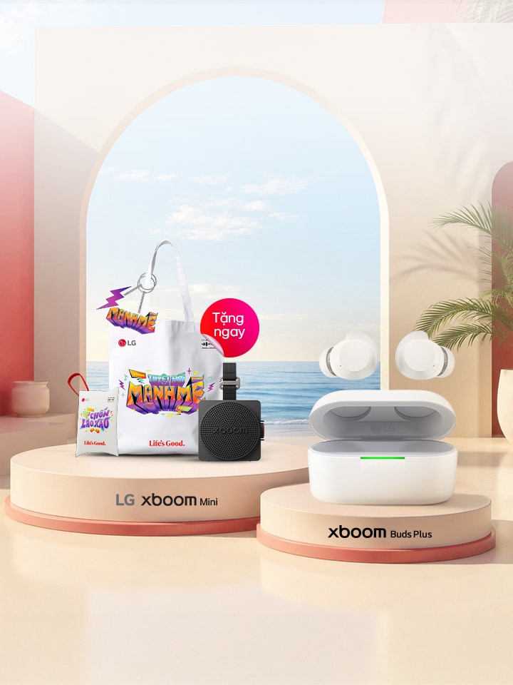 Banner ưu đãi tai nghe LG