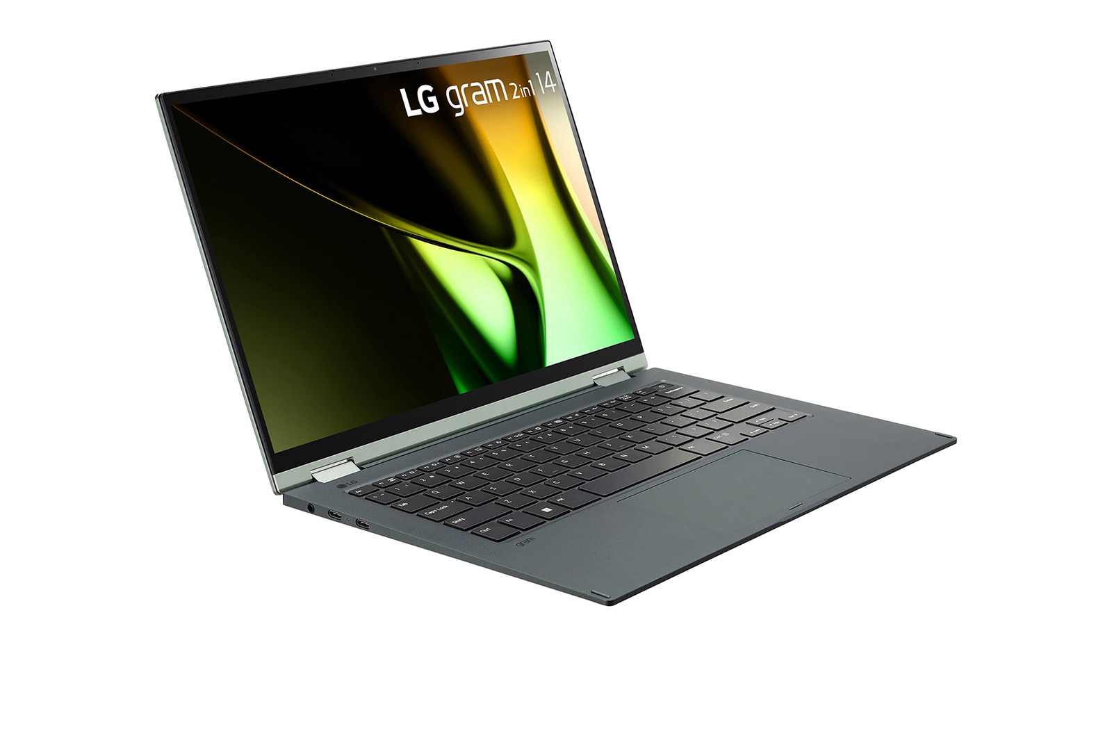 LG Laptop LG gram 2in1 14 inch, Bộ xử lý Intel® Core™ Ultra 5, hệ điều hành Windows Home Plus 11, RAM 16GB SSD 512GB, 14T90S-G.AH55A5