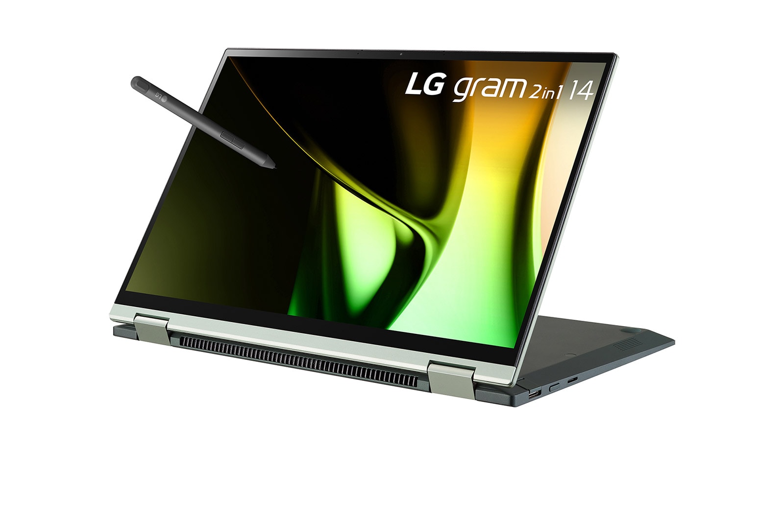 LG Laptop LG gram 2in1 14 inch, Bộ xử lý Intel® Core™ Ultra 5, hệ điều hành Windows Home Plus 11, RAM 16GB SSD 512GB, 14T90S-G.AH55A5