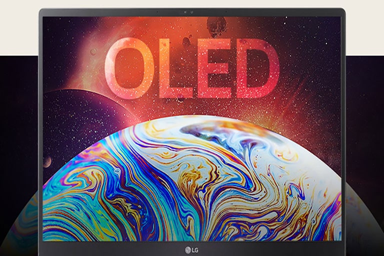 LG gram mang hình ảnh rõ ràng đến màn hình OLED.
