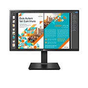 LG Màn hình máy tính LG QHD 23.8" IPS AMD FreeSync™ HDR10 sRGB 99% chân đế linh hoạt 24QP550-B, 24QP550-B