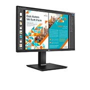 LG Màn hình máy tính LG QHD 23.8" IPS AMD FreeSync™ HDR10 sRGB 99% chân đế linh hoạt 24QP550-B, 24QP550-B