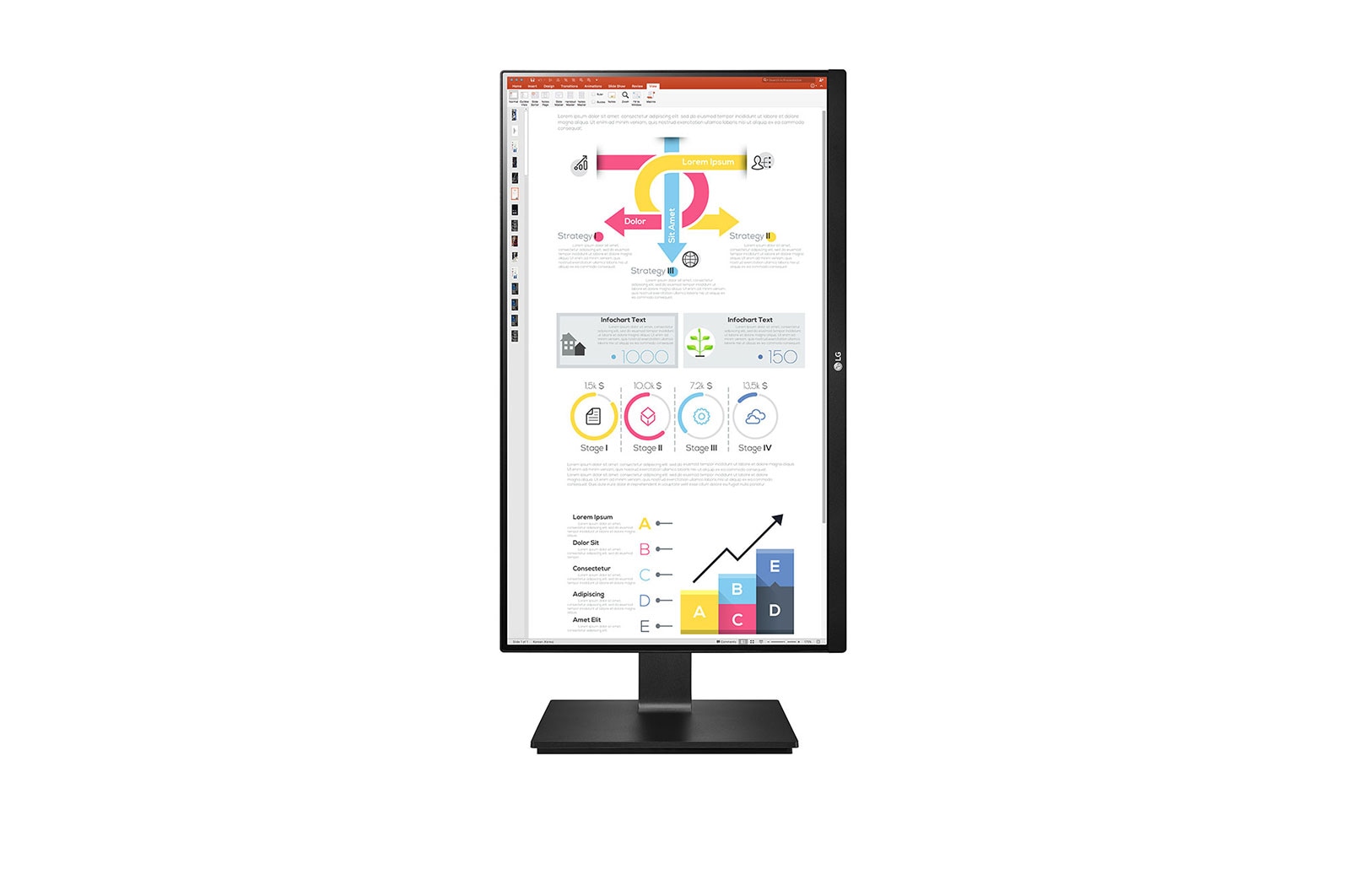 LG Màn hình máy tính LG QHD 23.8" IPS AMD FreeSync™ HDR10 sRGB 99% kết nối Daisy chain và USB Type-C™ 24QP750-B , 24QP750-B