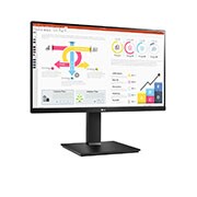 LG Màn hình máy tính LG QHD 23.8" IPS AMD FreeSync™ HDR10 sRGB 99% kết nối Daisy chain và USB Type-C™ 24QP750-B , 24QP750-B