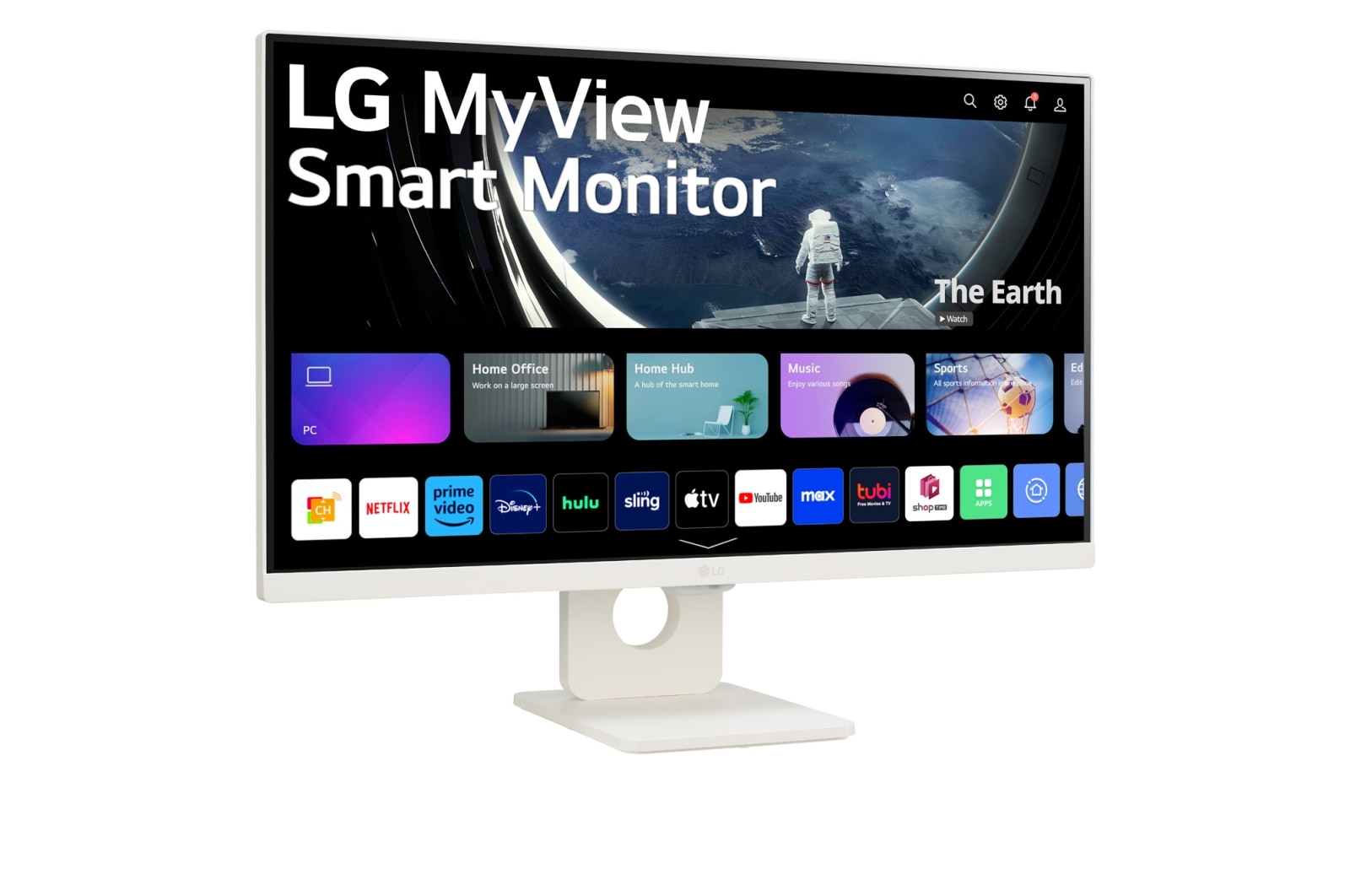 LG Màn hình thông minh IPS LG MyView 25" Full HD với webOS, 25SR50F-W