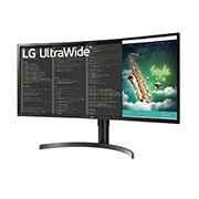 LG Màn hình máy tính LG UltraWide™ 35" VA Cong QHD 100Hz AMD FreeSync™ HDR 10 USB Type-C™ Loa 5W 35WN75CN-B, 35WN75CN-B