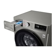 LG Máy giặt lồng ngang LG AI DD™ Inverter 10kg màu xám FV1410S4P, FV1410S4P