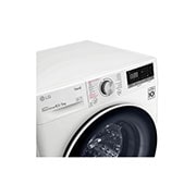 LG AI DD™ Máy giặt sấy lồng ngang  8.5kg (trắng) FV1408G4W, FV1408G4W