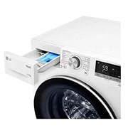 LG Máy giặt sấy lồng ngang LG AI DD™ Inverter 11kg màu trắng FV1411D4W, FV1411D4W
