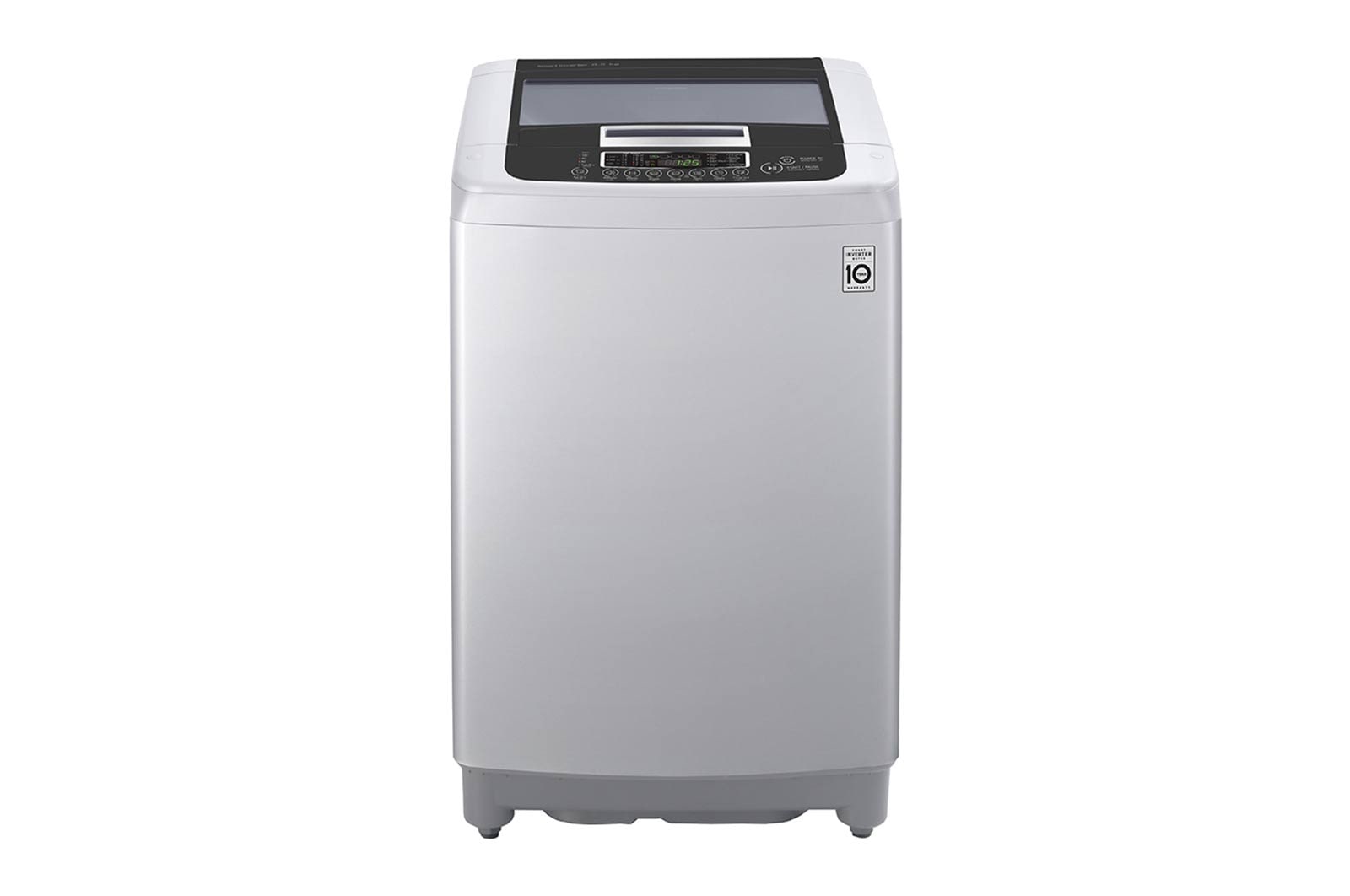 LG Máy giặt lồng đứng LG TurboDrum™ Inverter 8kg màu bạc T2108VSPM2, T2108VSPM2