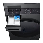 LG Tháp giặt sấy LG WashTower™ Giặt 14kg/ Sấy 10kg Màu đen|WT1410NHB, WT1410NHB