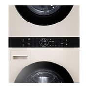 LG Tháp giặt sấy LG WashTower™ Giặt 14kg/ Sấy 10kg Màu be|WT1410NHE   , WT1410NHE