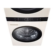 LG Tháp giặt sấy LG WashTower™ Giặt 14kg/ Sấy 10kg Màu be|WT1410NHE   , WT1410NHE