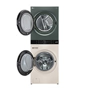 LG Tháp giặt sấy LG WashTower™ Giặt 25kg/Sấy 17kg xanh/be - WT2517NHEG, WT2517NHEG