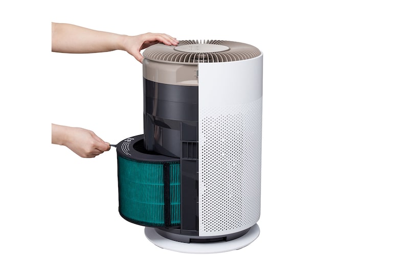 LG Máy lọc khí PuriCare 360 HIT Hệ thống lọc đa màng Màu nâu| AS60GHCG0, AS60GHCG0