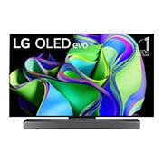 LG Combo Máy lọc khí PuriCare 360 1 tầng màu trắng & Tivi LG OLED evo C3 55 inch 2023 4K Smart TV | OLED55C3, AS65O55C3.ABAE