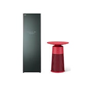 LG Combo Tủ chăm sóc quần áo thông minh LG Styler Màu xanh lá cây|S5GOC & Máy lọc khí PuriCare AeroFurniture màu đỏ hồng, S5GAS20R.ABAE