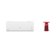 LG Combo Điều hòa LG DUALCOOL™Inverter 1 chiều 12.000 BTU (1.5HP)|V13ENO & Máy lọc khí PuriCare AeroFurniture màu đỏ hồng, V13ENOAS20R.ABAE