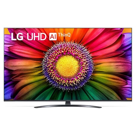 A front view of the LG UHD TV