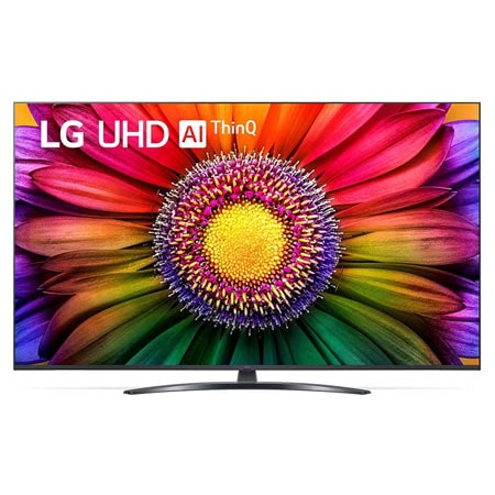 A front view of the LG UHD TV