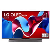 LG TV LG 65 Inch OLED evo C4 4K Smart TV OLED65C4PSA, OLED65C4PSA