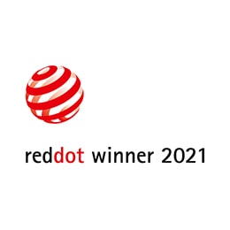 CES 2021 Innovation Award logo and reddot Design Award logo
