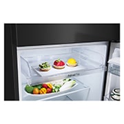 LG Tủ lạnh LG ngăn đá trên Smart Inverter™ với công nghệ DoorCooling+™ 374L màu đen GN-D372BL, GN-D372BL
