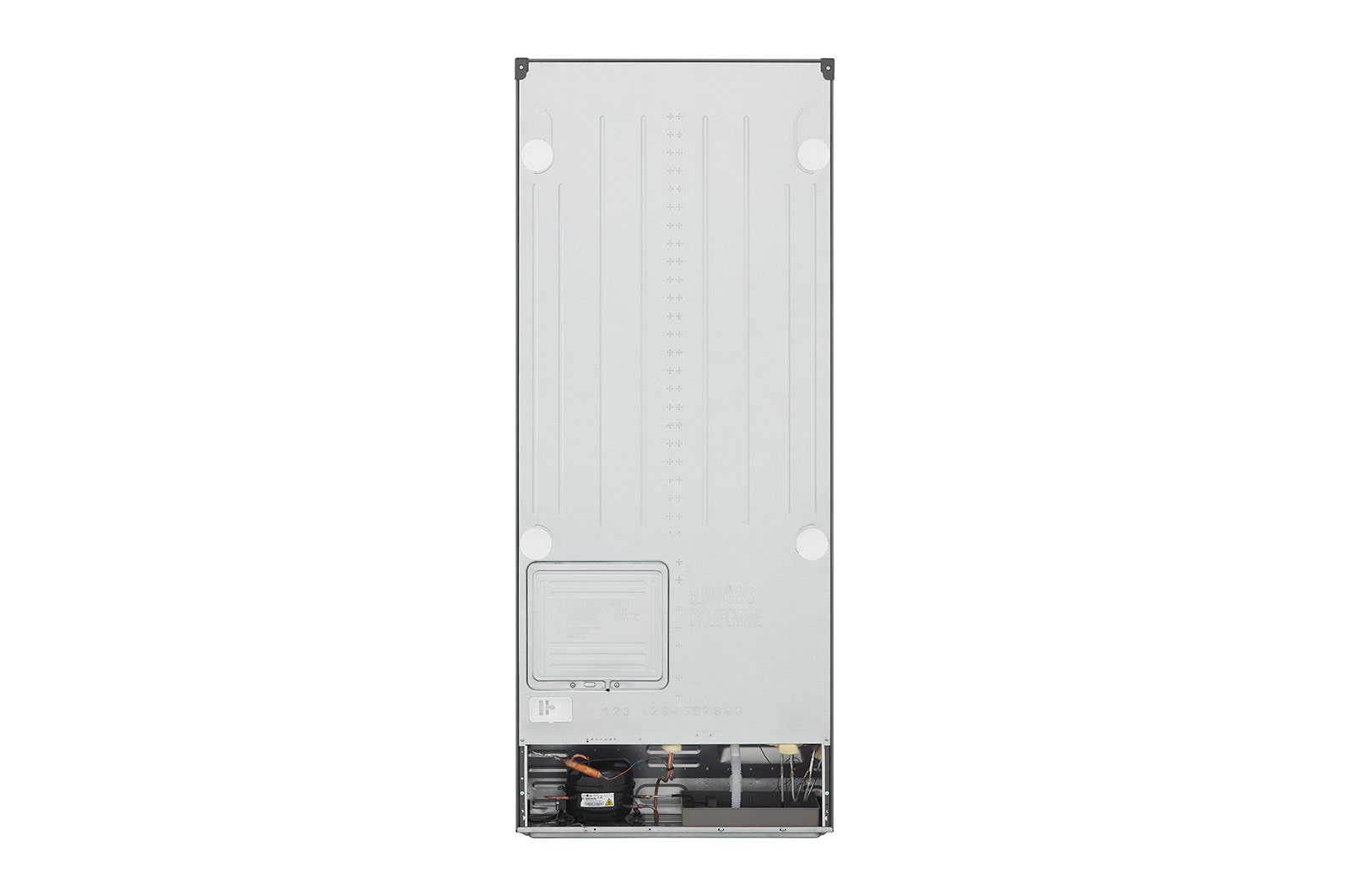 LG Tủ lạnh LG ngăn đá trên Smart Inverter™ với công nghệ DoorCooling+™ 374L màu bạc GN-D372PS, GN-D372PS