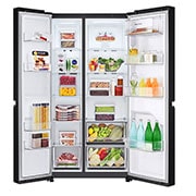 LG Tủ lạnh LG Side by side Smart Inverter™ -LINEARCooling™ 649L màu đen GR-B257WB, GR-B257WB