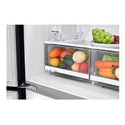 LG Tủ lạnh LG French Door - lấy nước ngoài UVnano 494L màu đen GR-D22MBI, GR-D22MBI