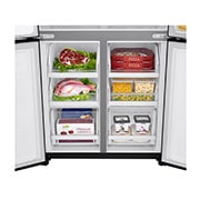 LG Tủ lạnh LG French Door - lấy nước ngoài UVnano 494L màu đen GR-D22MBI, GR-D22MBI