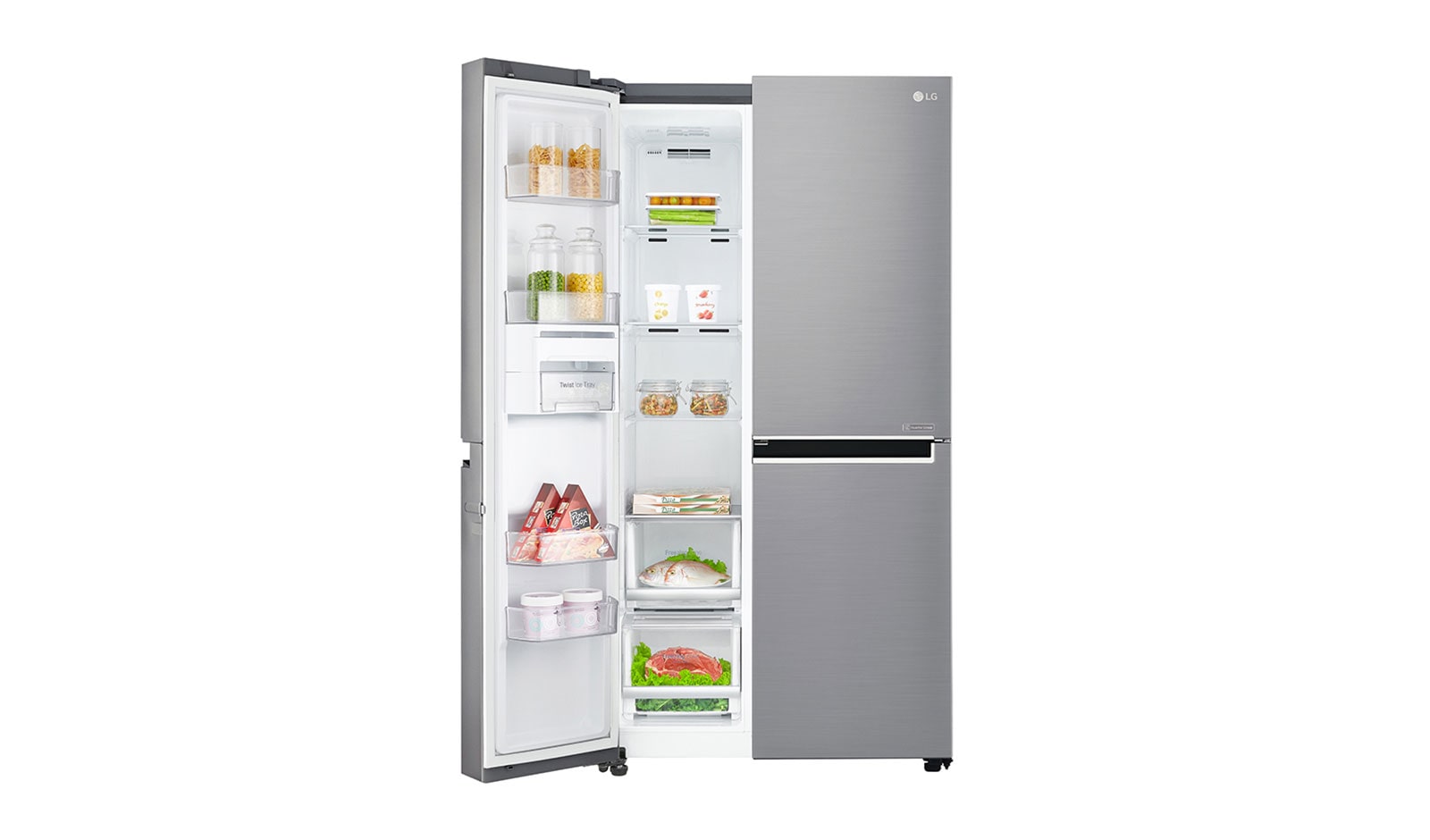 LG Tủ lạnh Side-by-Side GR-R247JS, GR-R247JS