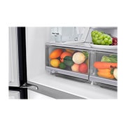 LG Tủ lạnh LG French Door với Instaview Door-in-door và ngăn lấy nước ngoài  UVnano 496L màu đen lì GR-X22MBI, GR-X22MBI