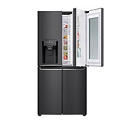 LG Tủ lạnh LG French Door với Instaview Door-in-door và ngăn lấy nước ngoài  UVnano 496L màu đen lì GR-X22MBI, GR-X22MBI
