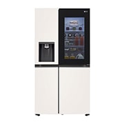 LG Tủ lạnh LG Instaview Door-in-door và ngăn lấy nước ngoài UV nano 635L màu be GR-X257BG, GR-X257BG