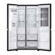 LG Tủ lạnh LG Instaview lấy nước ngoài UVnano 635L màu đen GR-X257BL, GR-X257BL
