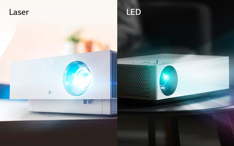 So sánh Máy chiếu LED với Máy chiếu laser