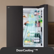 LG Tủ lạnh LG French Door mặt gương màu đen 617L LFB61BLGAI, LFB61BLGAI