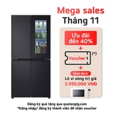 Tủ lạnh LG French Door InstaView™ 530L màu đen LFB53BLMI