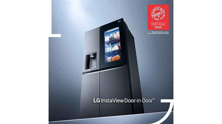 LG’s innovative InstaView fridge wins Product of the Year award