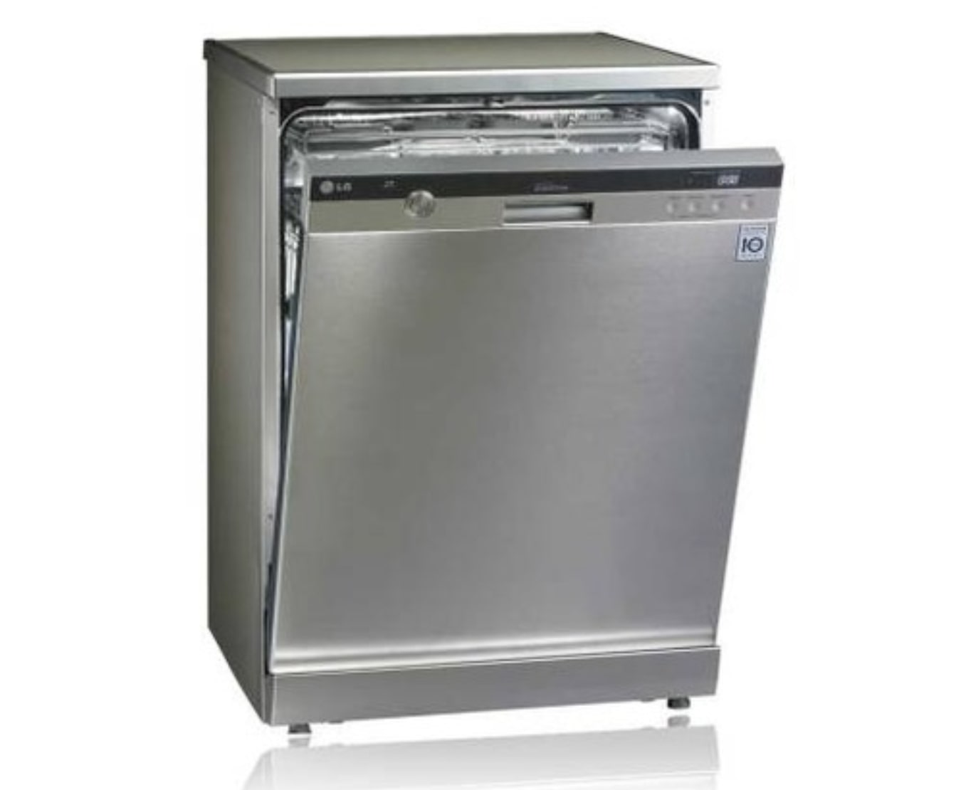 LG Silver Inverter Drive Dishwasher with SmartRack - D1453LF, D1453LF