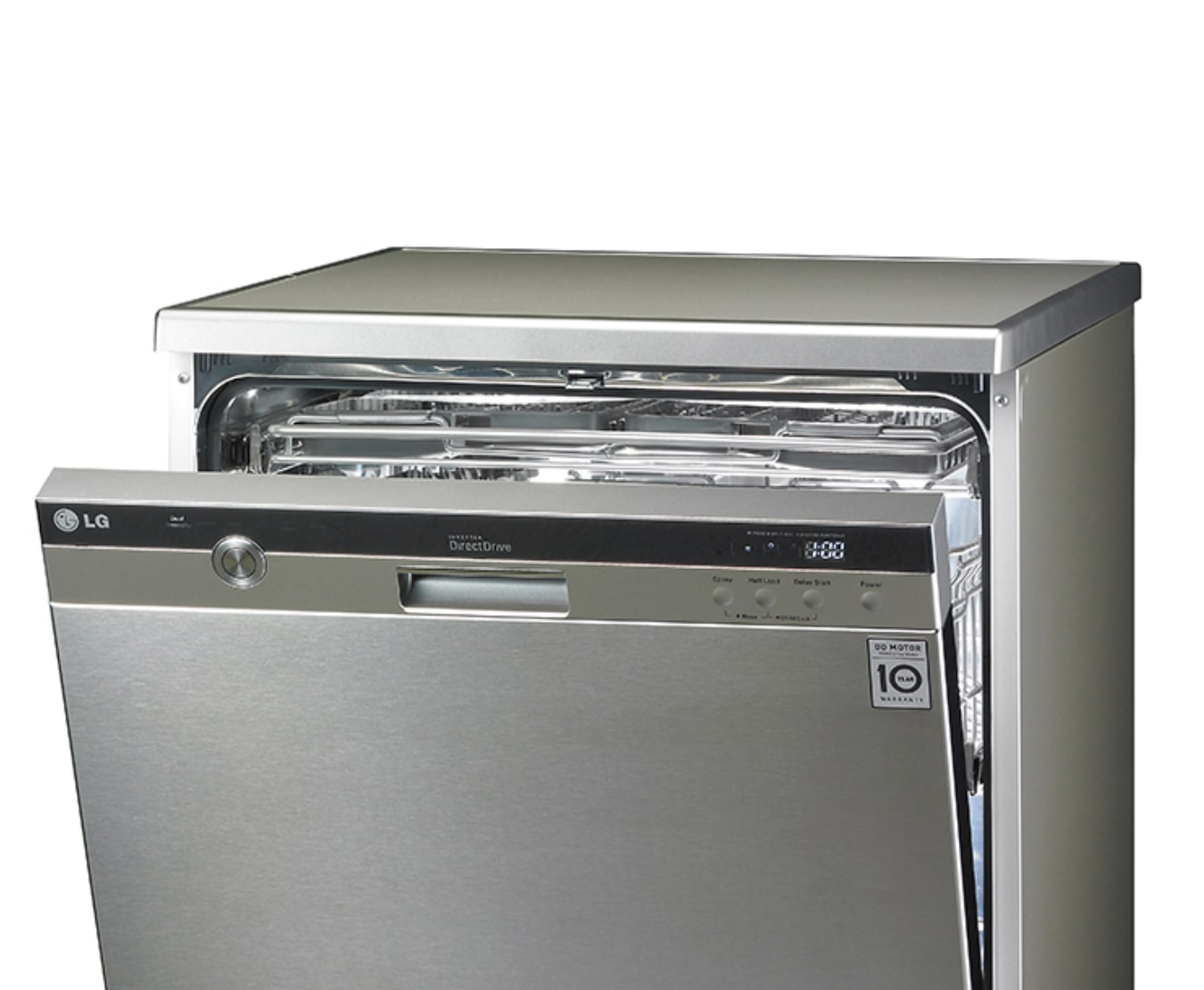 LG Silver Inverter Drive Dishwasher with SmartRack - D1453LF, D1453LF