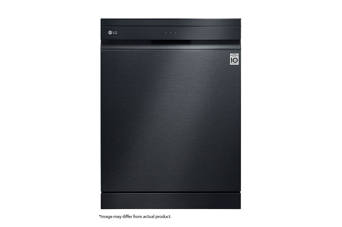 LG 14 Place QuadWash™ Dishwasher with TrueSteam™ in Matte Black Finish, DFB325HM